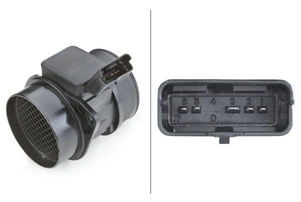 HAVA DEBIMETRESI PEUGEOT PARTNER BERLINGO P307 SCUDO P406 DW10TD (2.0HDI 8V) - HELLA - OEM 9629471080