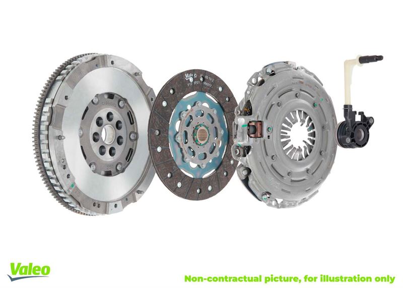 4`LÜ DEBRİYAJ SETİ (VOLAN+BASKI+DİSK+RULMAN) FIAT BRAVO II 07>14 DOBLO 10> 1.6D MTJ (start stopsuz) - VALEO - OEM 55212655