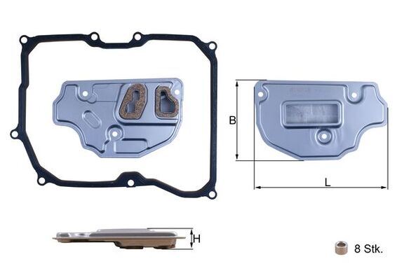 ŞANZIMAN FİLTRE CONTALI SETİ VW-SKODA-SEAT-AUDİ-GOLF-JETTA-PASSAT-A3-LEON 04> - MAHLE - OEM 09G325429A