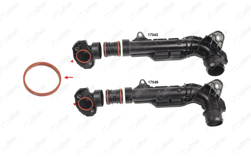 TURBO HAVA HORTUM CONTASI CORSA F-ASTRA L-MOKKA-COMBO E-CRANDLAND-CROSSLAND-VIVARO C-PARTNER- BERLINGO-RIFTER-EXPERT-P208-P301-P308-P508-P2008-P3008-P5008-C3-C4-C5-DS3-PROACE CITY 1.5 HDI - NIFEA - OEM 9810958280