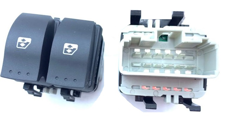 CAM DÜĞMESİ ÖN SOL MEGANE II CAM ANAHTARI DYNAMIC - HELLUX - OEM 8200315042