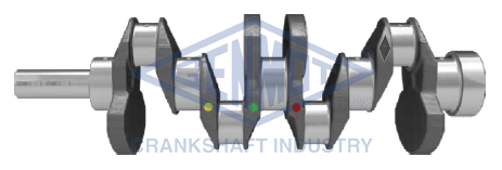 KRANK MİLİ HYUNDAI H100. H2600 2.6L D4BB TC TCI KAMYONET turbo 97-04 DÖVME ÇELİK - GENMOT - OEM 2311142902