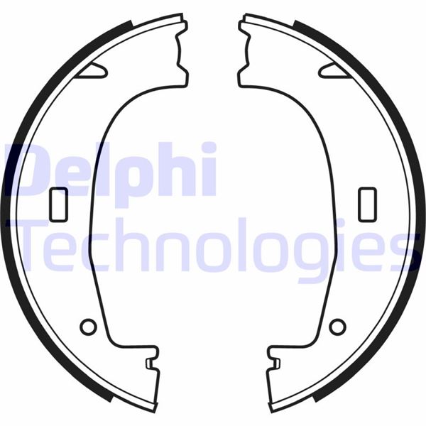 FREN BALATASI ARKA (PARK FRENI) BMW E36 E30 - DELPHI - OEM 34416761289