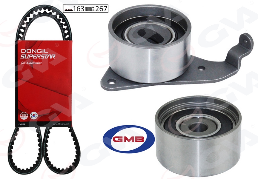 TRİGER KAYIŞ SETİ (EKSANTRİK SETİ) TOYOTA AVENSIS 2,0L 3S-FE ST220 98-00 / CORONA 2,0L 3S-F 3S-FE ST171 ST191 89-94 / CARINA E 2,0L 3S-FE ST191E 95-98 / RAV4 2,0L 3S-FE SXA10 95-00 (1 KAYIŞ + 2 RULMAN) (163x270) - GVA - OEM 1356879225