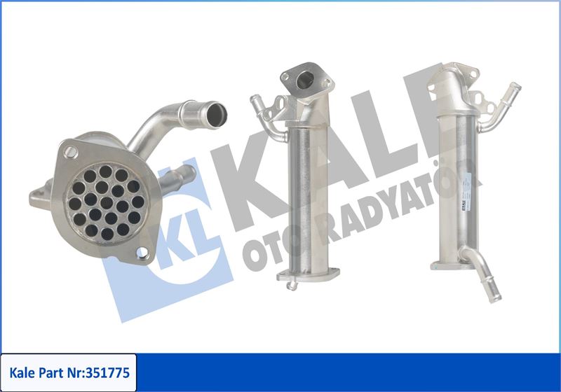 EGR SOĞUTUCU FORD-FİAT-PEUGEOT-CİTROEN TRANSİT-DUCATO-BOXER-JUMPER 06> 2.2 TDCİ-HDİ (ÖNDEN ÇEKER) (8C1Q 9F464 AB) - KALE - OEM 1618.R4