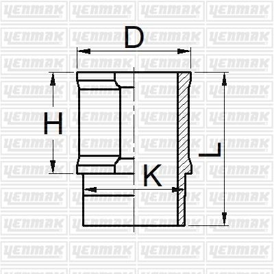 MOTOR GÖMLEĞİ R21-MNGR-CNCRD (88.00 ÇAP) STD - YENMAK