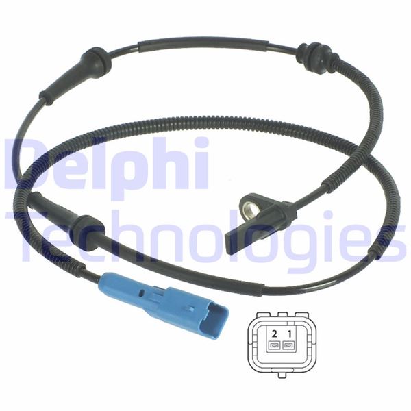 DEVIR SENSORU ABS ON C2 C3 1007 - DELPHI - OEM 454597