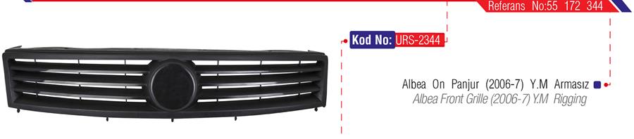 ÖN PANJUR ARMASIZ ALBEA-PALIO YM 05=> - URS - OEM 55172344