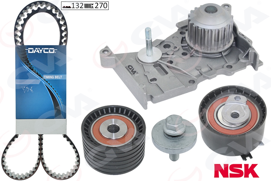 DEVİRDAİMLİ EKSANTRİK GERGİ KİTİ CLIO II 01> CL - GVA - OEM 7701477014