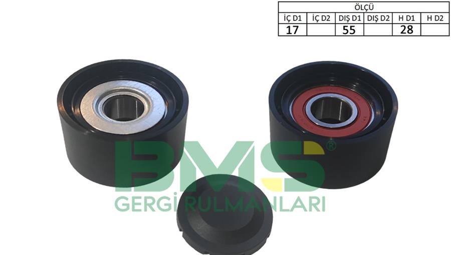 V KAYISI AVARE KASNAGI RULMANI A4 16> A6 13> - BMS - OEM 059903341AG