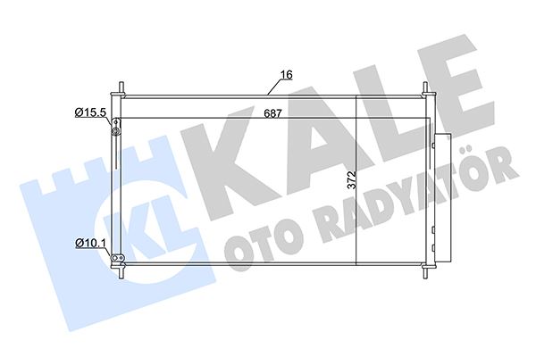 KONDENSER AL/PL/BRZ CIVIC IX - KALE - OEM 80110TV0E01