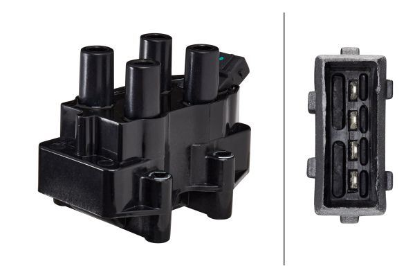 ATEŞLEME BOBİNİ OPEL VECTRA B 96>02 ASTRA G 98>09 ASTRA F 95>98 VECTRA A 92>95 OMEGA B 94>99 1.8-2.0 16V (X18XE-X20XEV) - HELLA - OEM 1208071