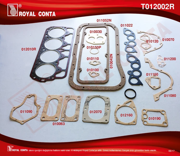 MOTOR TAKIM CONTA (SÜPER) KEÇESİZ M131 DKŞ 1600 - ROYAL