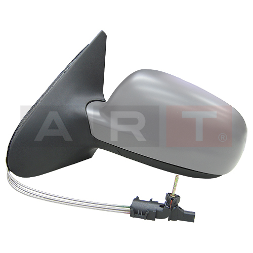 DIS DIKIZ AYNASI MEKANIK ASTARLI ASFERIK SOL 150 MM VOLKSWAGEN POLO III 99-02 - ART - OEM 6N1857507G