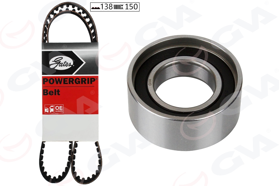 EKSANTRİK GERGİ KİTİ SLX-TMPR 1.6- TİPO-UNO-PALIO 1.4 ( GATES KAYIŞ) - GVA - OEM 160A1000