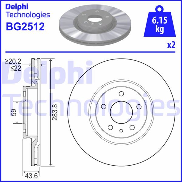 ÖN FREN AYNASI OPEL COMBO D 12> FIAT DOBLO 10 - DELPHI - OEM 95515331