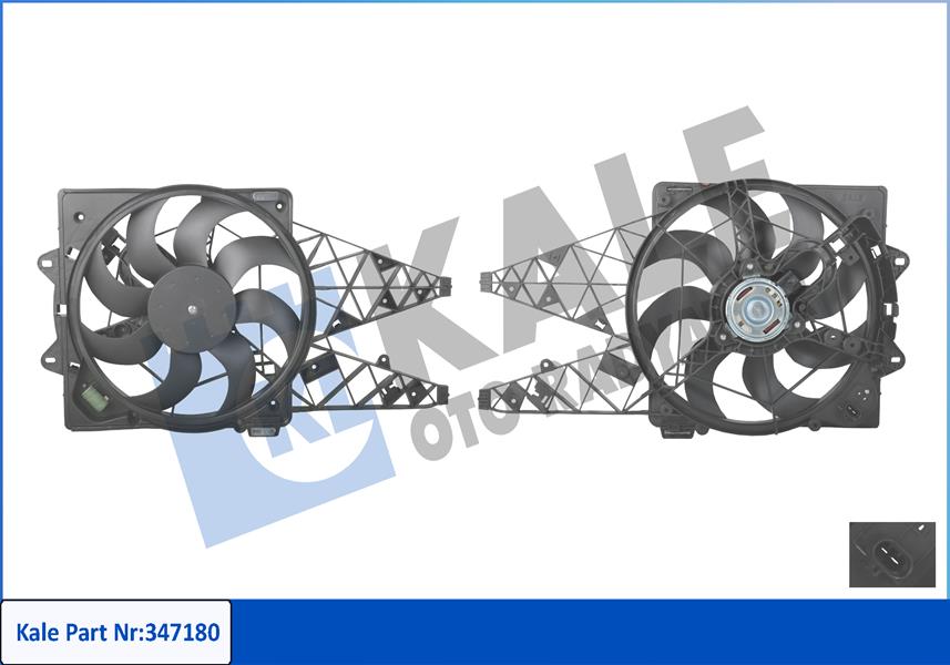 FAN MOTORU DAVLUMBAZLI DOBLO 1.6D-2.0D 09> (AC+KLİMASIZ) (MEK) - KALE - OEM 51833973