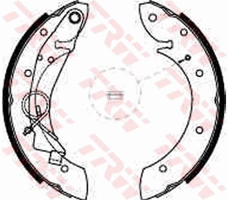 PABUCLU BALATA 228×42 mm PEUGEOT P405 I-II PARTNER PARTNER TEPEE CITROEN BERLINGO B9 xSARA PROTON JUMBUCK 02- - TRW - OEM 4241.K8