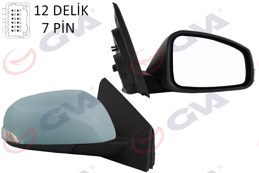 DIŞ DİKİZ AYNASI SAĞ MEGANE-FLUENCE 08> ELEKTRİ - GVA - OEM 963010191R