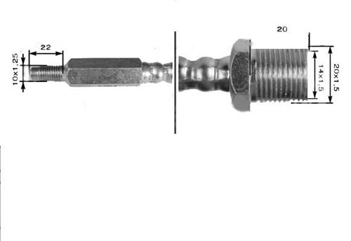 ÖN FREN HORTUMU KISA FIAT 50 NC - AUTOTECH - OEM 8590961
