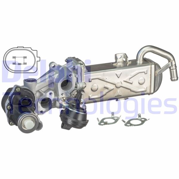 EGR VALFI GOLF VI (5K1) 2.0 TDI,IBIZA IV 1.4 TDI (CBAB,CFFB) - DELPHI - OEM 03L131512AP