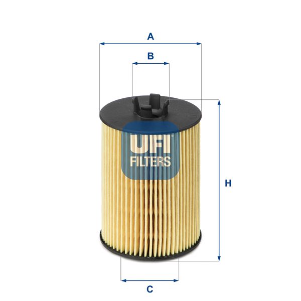 YAG FILTRESI MERCEDES M266 W168 W414 - UFI - OEM A2661800009