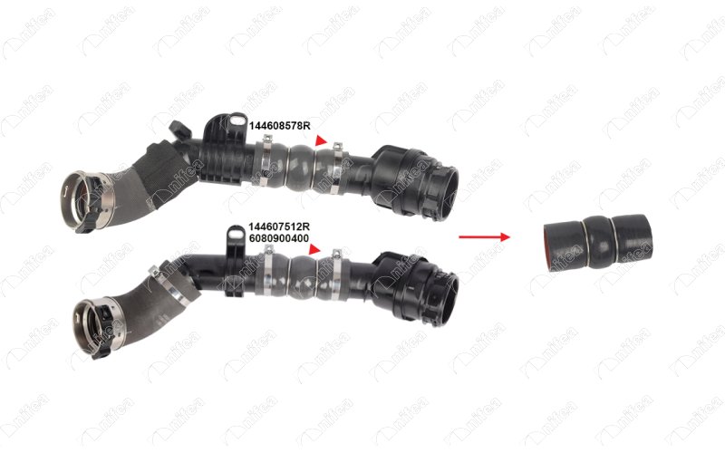 TURBO HORTUMU PLASTIK BORU HARIC DOKKER LODGY - NIFEA - OEM 144607512R