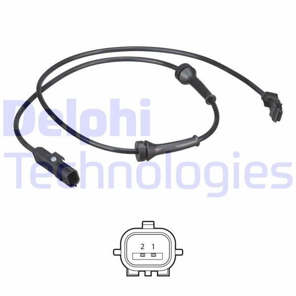 ABS SENSÖRÜ ARKA SAĞ-SOL RENAULT MEGANE II 02>08 SCENIC II 03>09 GRAND SCÉNIC II 04>08 - DELPHI - OEM 8200416683