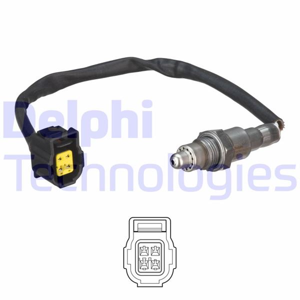 OKSIJEN SENSORU (KAT. ONCESI) MERCEDES W176 W246 C117 X117 X156 - DELPHI - OEM A0075426318