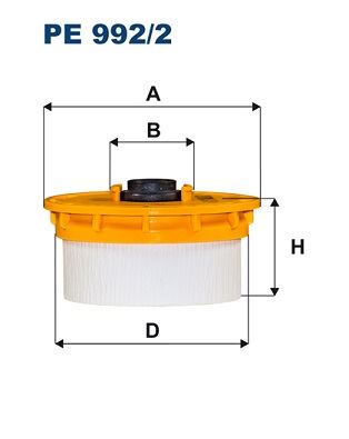 YAKIT FİLTRESİ TOYOTA LANDCRUISER 4.5L 1VD-FTV VDJ200 dizel D4-D 08-> - FILTRON - OEM 2339051070