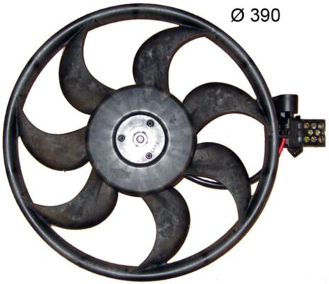 FAN MOTORU (140X480) OPEL ASTRA H (L48) (ENo:8EW351150164) - MAHLE BEHR - OEM 13126354