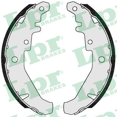 PABUCLU BALATA (185X29MM) PALIO SIENA 07- - LPR - OEM 7078585