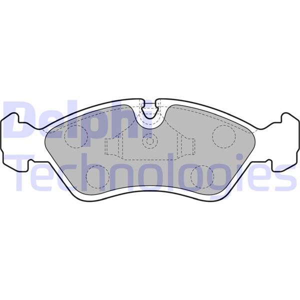 ÖN BALATA ASTRA F (91-98) CALIBRA-OMEGA-VECTRA A 1.8-2.0 (88-95) - DELPHI - OEM 1605808