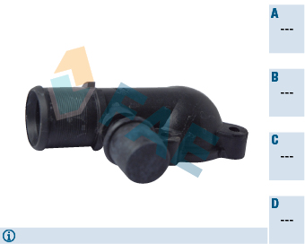 SOGUTMA SUYU FLANSI SAXO - P106 94>01 1.0/1.5/1.6 - FAE - OEM 1336.L2