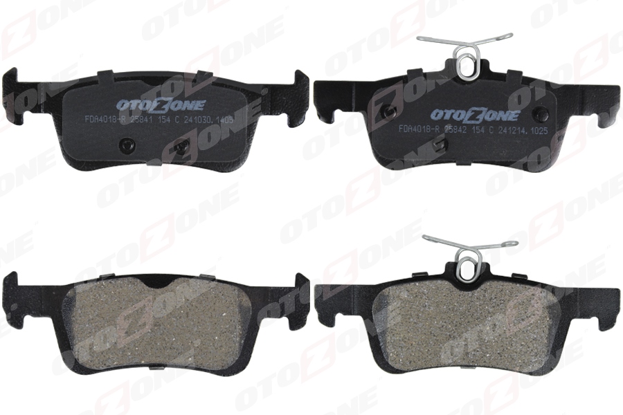 ARKA FREN BALATASI P308 II 1.2 VTİ-1.2 THP-1.6 HDİ-2.0 HDİ 13> (FREN DİSKİ ÇAPI 249mm İÇİN) 15MM - OTOZONE - OEM 1611331480