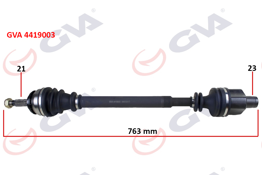 KOMPLE AKS SAĞ DACIA LOGAN 06> SANDERO 08> 1 - GVA - OEM 6001547029