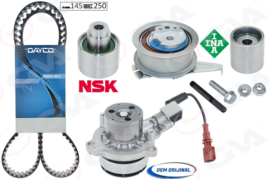 DEVİRDAİMLİ TRİGER SETİ (SOKETLİ) GOLF7-A3-LEON-PASSAT-TİGUAN 1.6-2.0 TDİ 13=> CLHA/B-DCXA-CRLB-CUVC-CRKA-CRKB - GVA - OEM 04L198119B