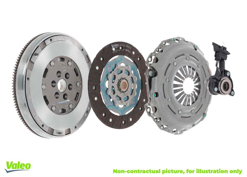 DMF VOLANT SETI (DEBRIYAJ SETI BILYA VOLAN CIFT KUTLE) FOCUS C MAX CAP 04=>08 FOCUS II CB4 04=>11 1.6 TCDI C-MAX 06=>11 MAZDA 3 MAZDAIII 03=>09 S40 S40 II 06=>12 V50 04=>(OYNAR GÖBEK) - VALEO - OEM 9M517C625AA