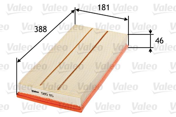 HAVA FILTRESI MERCEDES OM640 W169 W245 - VALEO - OEM A6400940204