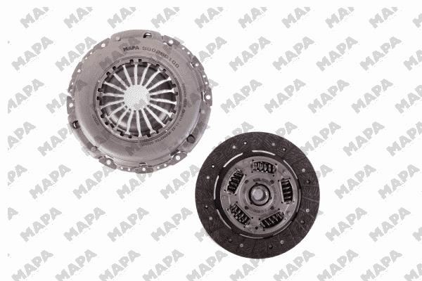 DEBRIYAJ SETI TRANSIT V347 2.4 TDCI 115PS 140PS 06 => (6 ILERI) RULMANSIZ - MAPA - OEM 7C117540BB