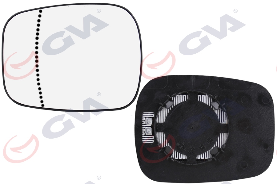 AYNA CAMI SAĞ/SOL KANGOO (02-07) ISITMALI+ASFERİK VM-132NAGH - GVA - OEM 7701048401