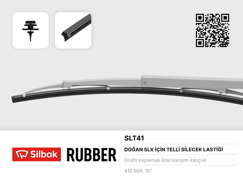SİLECEK LASTİĞİ 410MM TELLİ SLX - SILBAK