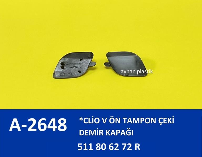 ÖN TAMPON ÇEKİ DEMİR KAPAĞI CLİO V - AYHAN - OEM 511806272R