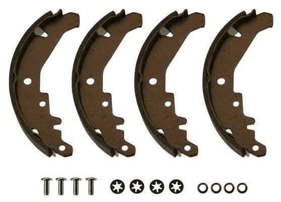 PABUCLU BALATA 185×29 mm FIAT PALIO SIENA ALBEA 1.2 1.3 1.4 1.6 16V 97- - TRW - OEM 7081572