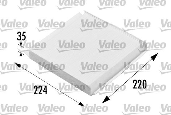 POLEN FİLTRESİ BERLINGO-PARTNER 96=> XSARA (97- - VALEO - OEM 6447.HP