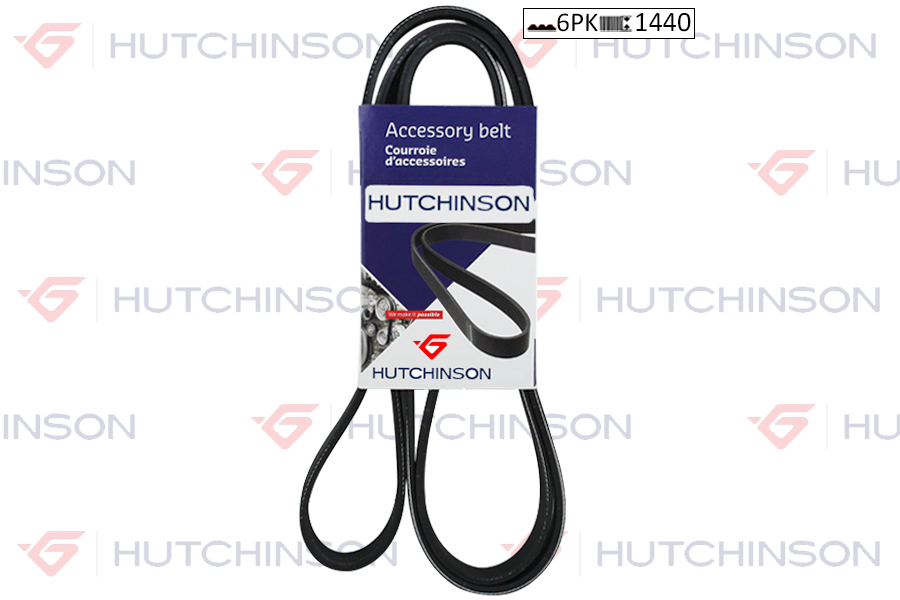 KANALLI V KAYISI (6PK1437) PARTNER-BERLINGO 98> - HUTCHINSON - OEM 1633986380