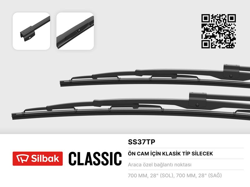 SİLECEK SÜPÜRGESİ 700MM MAN SL200-MERCEDES 0302 V - SILBAK
