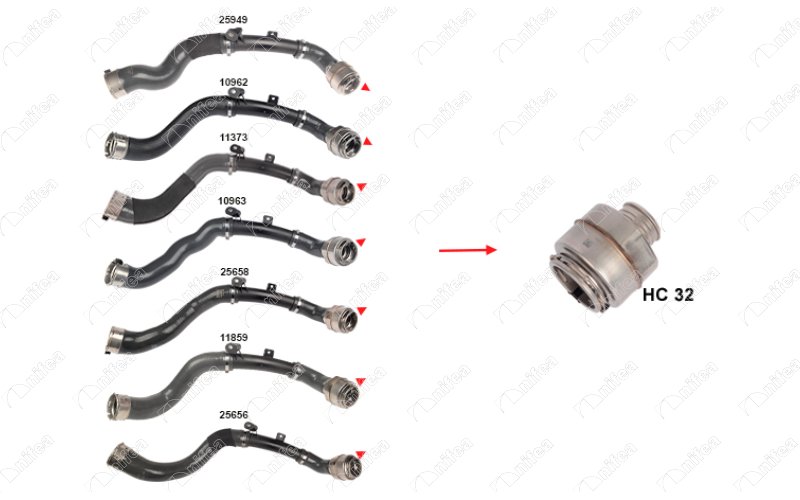 TURBO HORTUMLARI TALISMAN (LP) 1.3 TCe 160 (LPNC) H5H470 - NIFEA - OEM 144600186R