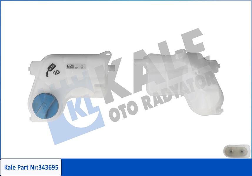 YEDEK SU DEPOSU VW-TRANSPORTER-CARAVELLE 04> T5 - KALE - OEM 7H0121407C