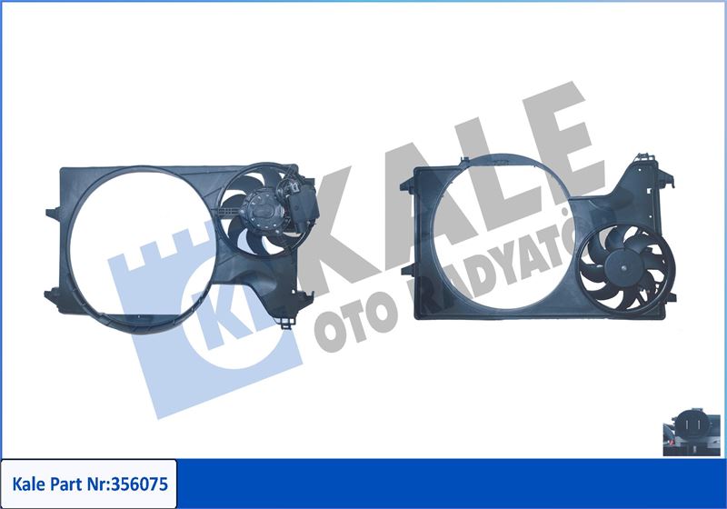 FAN GRUBU FORD TRANSIT 3.2 TDCI-3.2 TDCI RWD 07-14 - KALE - OEM 8C168C607AC